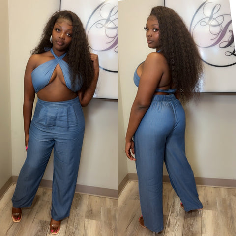 Sinaya Denim Set