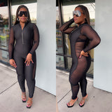 Kola Mesh Jumpsuit