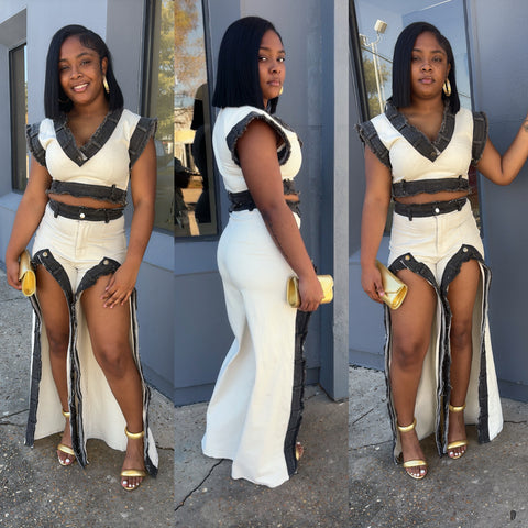 Cannon Denim Pant Set