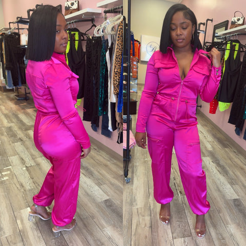 Terica Satin Jumpsuit