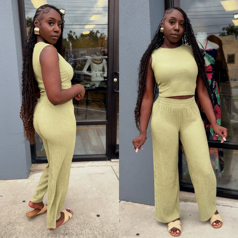 Sage Green Two Piece Set