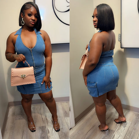 Maddox Denim Dress