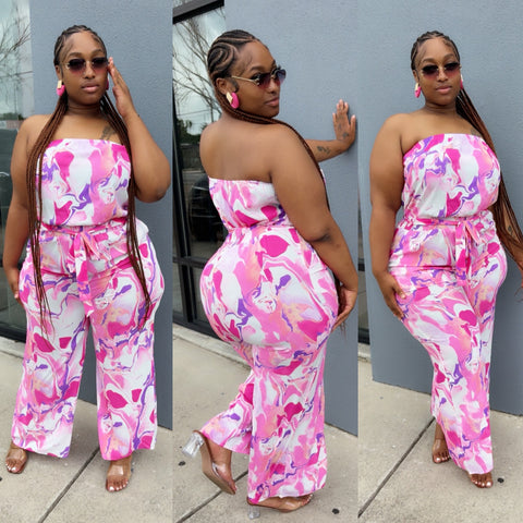 Gia Halter Jumpsuit *Plus