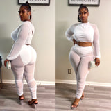 Aubrey Mesh Pant Set