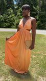 Michele Satin Maxi Dress